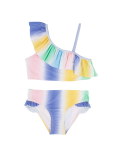 Ombre One Shoulder Bikini (6-16 Yrs)
