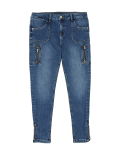 Slim Denim Utility Jeans (6-16 Yrs)