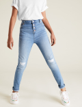 Mini Ivy Skinny Light Denim Jeans (6-16 Yrs)