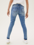 Mini Ivy Skinny Denim Side Stripe Jeans (6-16 Yrs)