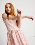 Cotton Rich Ribbed Dress (2-16 Yrs)