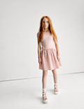 Cotton Rich Ribbed Dress (2-16 Yrs)