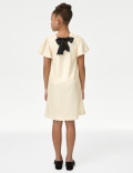 Sequin Bow Dress (2-16 Yrs)