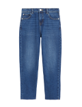 Straight Leg Denim Jeans