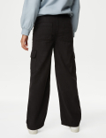 Lyocel Mix Plain Regular Fit Cargo Trouser