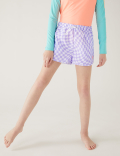 Checkerboard Swim Shorts