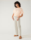 Denim Cargo Jeans