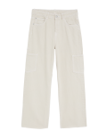Denim Cargo Jeans