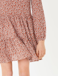 Floral Crinkle Dress (6-16 Yrs)