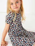 Leopard Print Dress (3-16 Years)