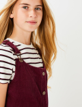 2 Piece Cord Pinafore Dress Outfit (3-16 Years)
