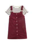 2 Piece Cord Pinafore Dress Outfit (3-16 Years)