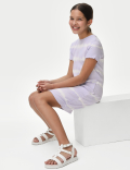Cotton Rich Slogan Dress (6-16 Yrs)