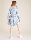 Tropical Animal Print Dress (6-14 Yrs)