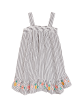 Pure Cotton Striped Dress (6-16 Years)