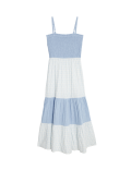 Pure Cotton Tiered Maxi Dress (6-16 Yrs)