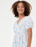 Cotton Rich Wrap Dress (6-16 Yrs)