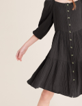 Pure Cotton Tiered Dress
