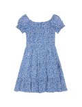 Floral Shirred Dress (6-16 Yrs)