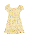 Floral Shirred Dress (6-16 Yrs)