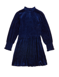 Velvet Tiered Dress (6-16 Yrs)