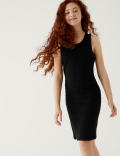 Cotton Rich Ribbed Dress