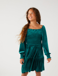 Velvet Tiered Dress