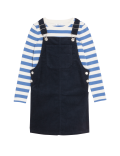 2pc Cotton Rich Pinafore Outfit