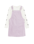 2pc Cotton Rich Pinafore Outfit