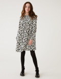 Floral Shirred Dress