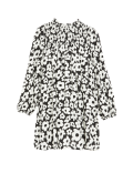 Floral Shirred Dress