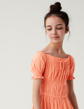 Cotton Rich Tiered Dress
