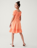 Cotton Rich Tiered Dress