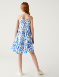 Pineapple Print Tiered Dress (6-16 Yrs)