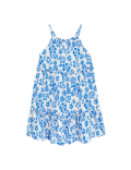 Pineapple Print Tiered Dress (6-16 Yrs)