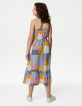 Pure Cotton Patchwork Print Dress (6-16 Yrs)
