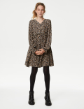 Animal Print Dress (6-16 Yrs)