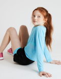 Long Sleeve Burnout Sports Top
