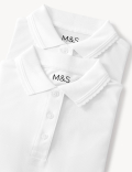 2Pk Girls' Slim Fit Polo Shirts