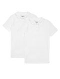 2Pk Girls' Slim Fit Polo Shirts