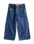 Denim Embroidered Jeans (2-10 Yrs)