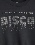 Disco Slogan Top & Bottom Outfit (2-8 Yrs)
