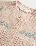 Flower Embroidered Cardigan (2-8 Yrs)
