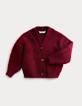 Chunky Knit V-Neck Textured Cardigan (2-10 Yrs)