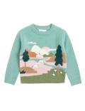 Knitted Embroidered Jumper (2-7 Yrs)