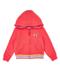 Cotton Rich Butterfly Embroidered Hoodie