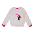 Pure Cotton Sequin Unicorn Jumper (2-7 Yrs)