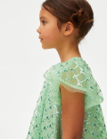 Mesh Sequin Dress (2-7 Yrs)