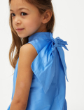 Organza Bow Dress (2-7 Yrs)