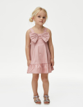 Cotton Rich Sateen Floral Dress (2-7 Yrs)